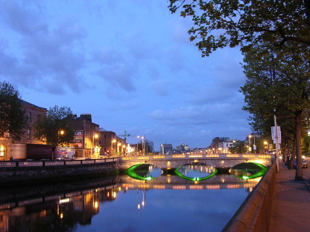 Dublin, Ireland sunset