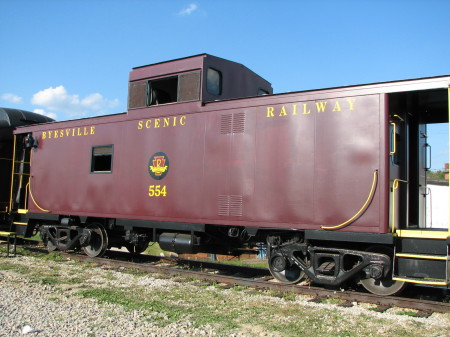 BYESVILLE SCENIC RAILWAY CABOOSE # 554