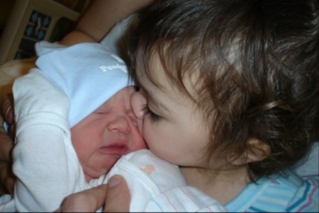 Taylor and her little brother, Jackson (March 31, 2008)