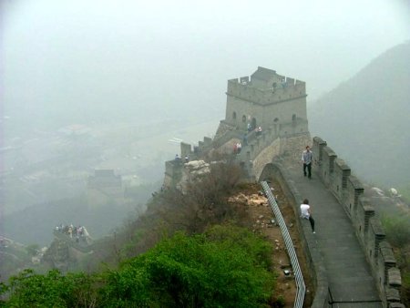 Visitng the Great Wall of China