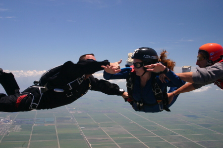 My daughter Ashley's first skydive