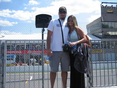 Marc and I in Montreal, Canada at F1 race