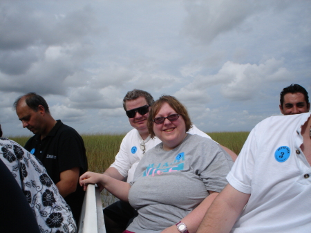 Mark and Nancy in Everglades Airboat Oct 22 2005