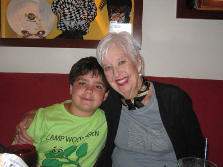 Nicholas and Grammie - July 2006