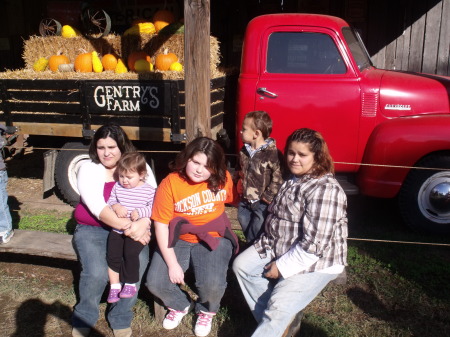 Our kids, from left to right, Kelly holding Kaydence, Kaitlin (our youngest daughter), Landon and Ashley