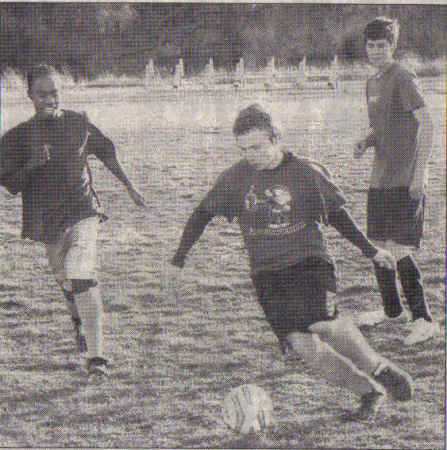 Eddie trying-out for varsity soccer