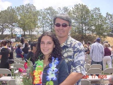 My daughter's Jr High graduation in '05.