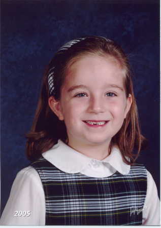 Sarah's 1st grade picture (2005)