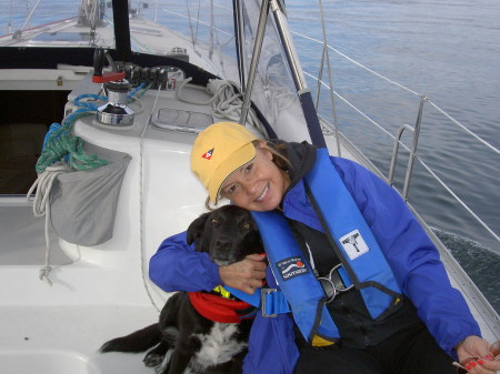 sailing with our dog