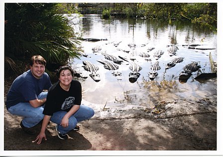 Us and the gators on New Year's Eve.