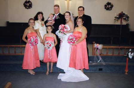 The Family at Oldest Daughter's Wedding