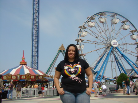 My lovely wife posing for me at Kemah, Tx