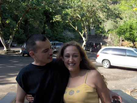Bobby and I at Waimea Falls