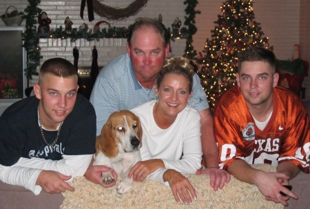 Deb & her guys (and Buster, too!)