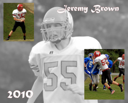 Stephen Brown's album, Jeremy football