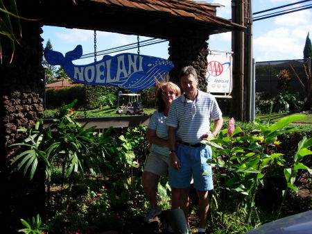 Maui. Jan. 06. Janet and I, for 30yrs. of putting up w/me.