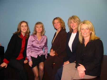 My co-workers, "The HR Team" (me on far right) Nov. '05