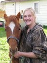 Granddaughter Leya and her colt Eddy