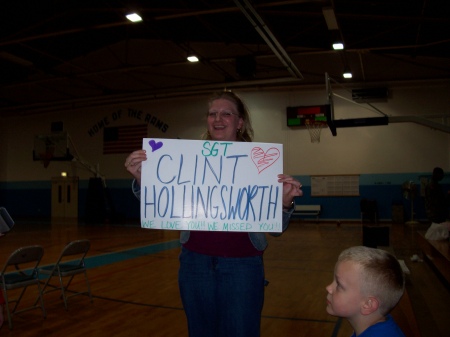 Our sign For Clint