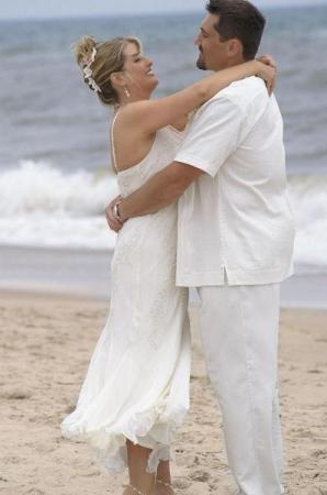 My beach wedding day 2006