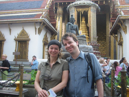 My wife and I in Bangkok in '06