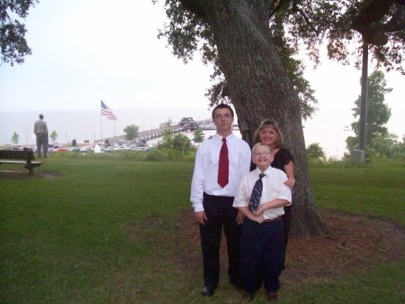 On the bluff of Mobile Bay