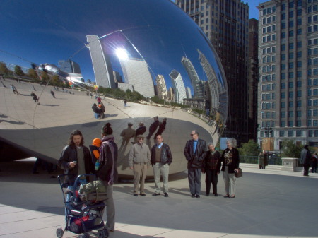 Family at Millenium Park, Chicago