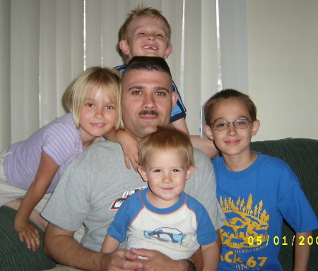 My husband and Kids