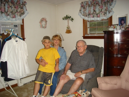 Grandson,myself & my father in-law 8-30-2006