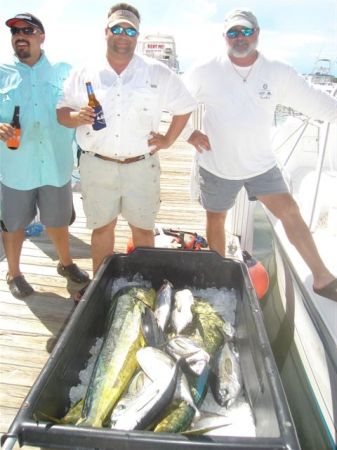 3 Happy Fishermen...