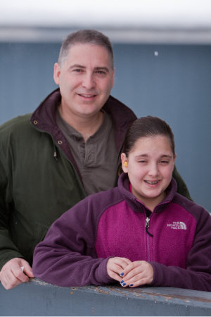 My brother Dave and his daugher Lindsey, 2009