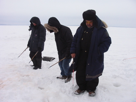 Fishing with new friends