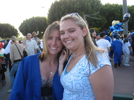 Kacey and Josie at Kacey's graduation!!