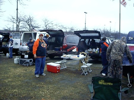 Tailgating at a Chicago Bears game