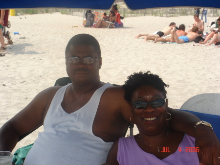 Al & Lisa at the beach