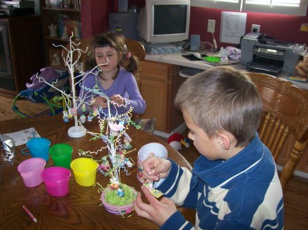 Chocolate Easter Trees!