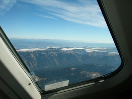 The View from my "office" at 41,000 Ft.