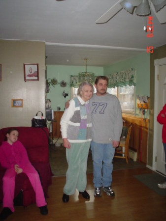 My Husband Chuck & his Granny Helen