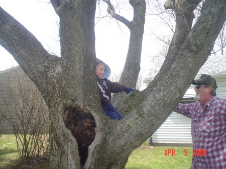 Levi and Papaw