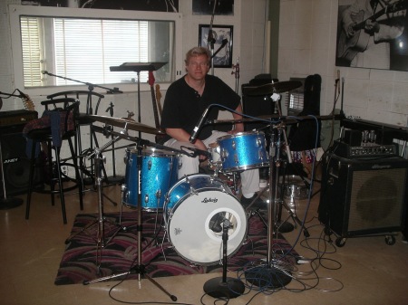 Recording in Sun Studios, Memphis, TN