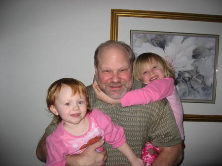 2 grand kids hanging on Feb 2008