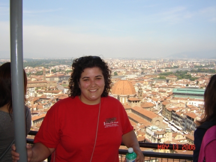 The top of the Duomo in Firenze, Italy