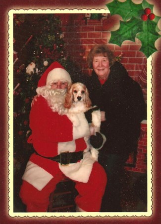 Me and Candy(cockier spaniel) 2007