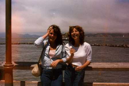 Chance and Best friend Lisa Miller, circa 1982