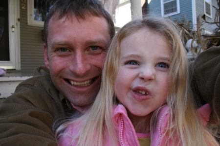 Husband & Daughter Silly Faces