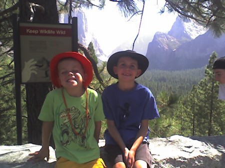 My boys in Yosemite