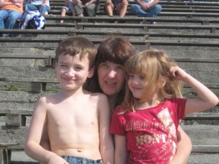 Me & my youngest children Apr 2008