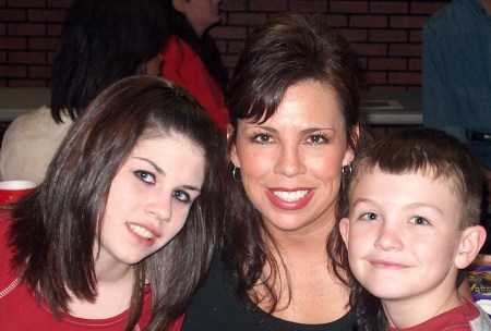 me and my kids, Brandon and Lauren