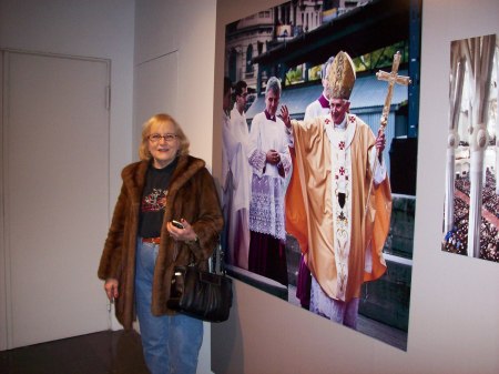 With Pope Benedict in Barcelona