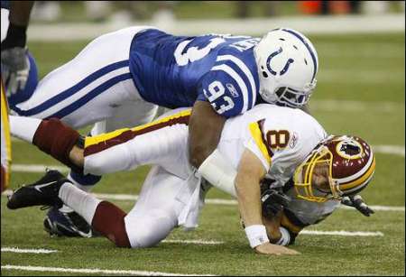 Redskins in my heart, but I believe in BLUE for the COLTS